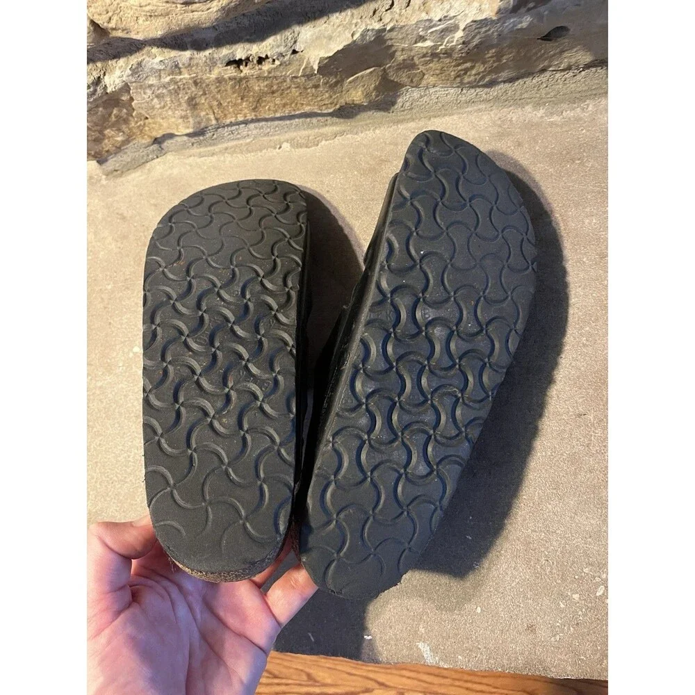 Birkenstock Arizona - Double Buckle Black Oiled Leather EU 41 (Unisex W 10 M 8) - Picture 9 of 9